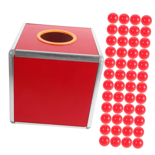 ibasenice 1 Set Box Tombola Ball Spendenetui Tombola Zahlenball Etui Tombola Ticket Spender Tombola Boxen Behälter Für Tombola Tickets Tombola Käfig Aluminiumlegierung von ibasenice