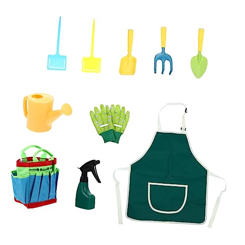 ibasenice 1 Set Bunte Kinder Gartenspielzeug Handschuhe Wasserkocher Jäten Bodenspielzeug Mit Tasche von ibasenice