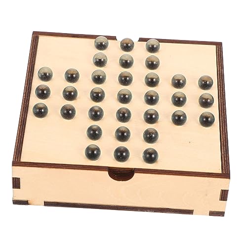 ibasenice 1 Set Einzel Edle Schach Checkers Für Tragbare Schach Bord Spiel Bord Spiele Holz von ibasenice