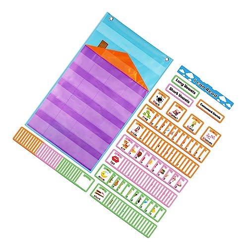 ibasenice 1 Set Englisch Grammatik Lehrposter Taschendiagramm Englisch Karten Tragbares Taschendiagramm Kompaktes Taschendiagramm Hängende Buchstabenkarten Taschendiagramm Polyester von ibasenice