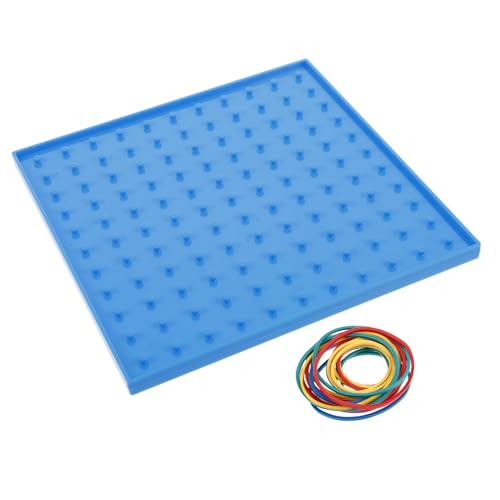 ibasenice 1 Set Geoboard Spielzeug Kind Fantasie Kreativität Pädagogisches Spielzeug Geometrische Form Lernen Werkzeug Pädagogisches Spielzeug Kinder Geoboard von ibasenice