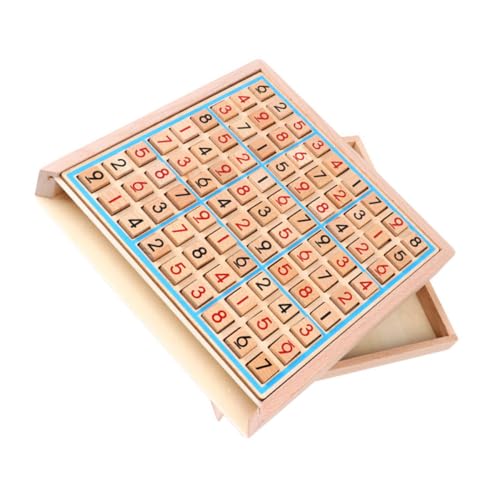 ibasenice 1 Set Hölzerne Sudoku Spiele Sudoku Spiel Schach Sudoku Arithmetische Frühe Bildung Sudoku Bildungsarithmetisches Lernen Sudoku von ibasenice