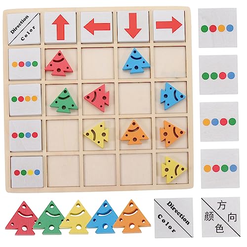 ibasenice 1 Set Kids Puzzle Brettspiel Bildungsparty Matching Spielzeug Kleinkind Kognition Spielzeug von ibasenice