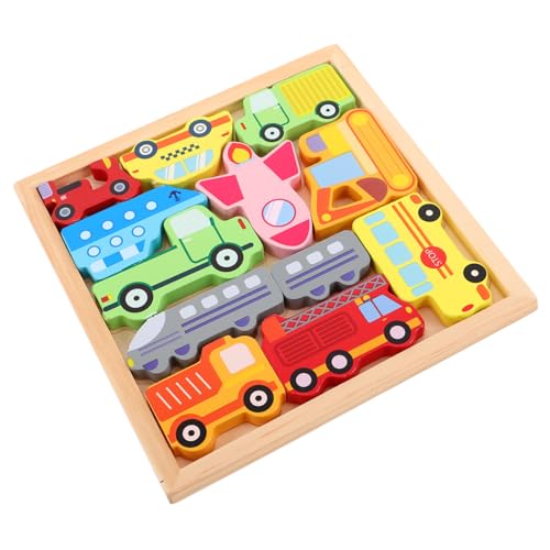 ibasenice 1 Set Kreative Dreidimensionale Puzzle Puzzles B Stapelpuzzle Für Babys Für Bausteine ​​Für Puzzle Holz von ibasenice