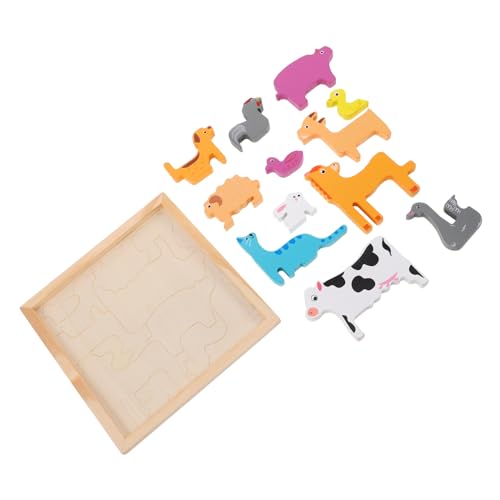 ibasenice 1 Set Kreatives Dreidimensionales Puzzle Zum Stapeln Von B Puzzles Für Babys Bausteine ​​Für Holz von ibasenice