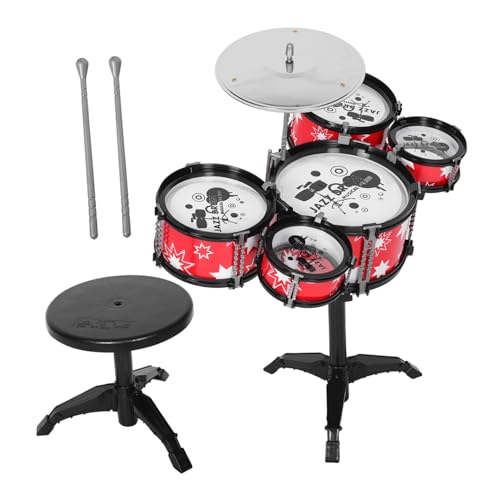 ibasenice 1 Set Mini Jazz Schlagzeug Für Kleinkinderspielzeug Jazz Schlagzeug Mini Percussion Kleines Jazz Schlagzeug Für Schlagzeug Musikspielzeug von ibasenice