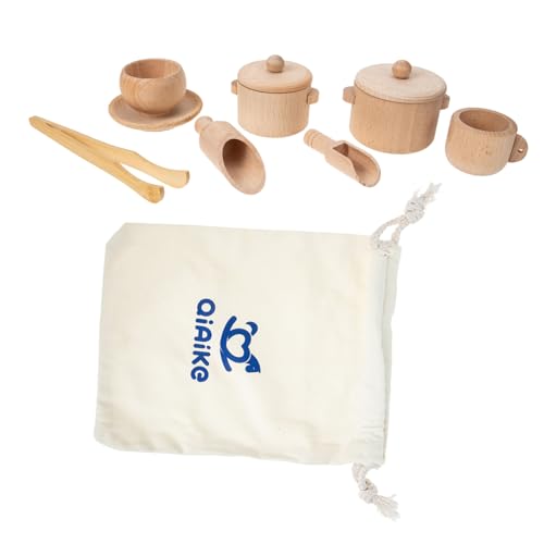 ibasenice 1 Set Montessori Kinderspielzeug B Rollenspiel Teegeschirr Set Kognitionsspielzeug Rollenspiel Küche Lernspielzeug Kinderküche Spielspielzeug Lernspielzeug von ibasenice