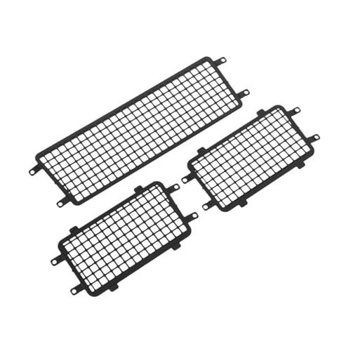 ibasenice 3pcs Mnd90 Rc Auto Fenster Schutz Mesh Net für Rc Fahrzeug Kratzfest Schutz Zubehör von ibasenice