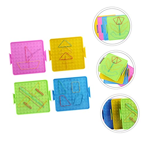 ibasenice 1 Set Pädagogisches Home Learning Geoboard Grafische Pädagogisches Bord Pädagogisches von ibasenice