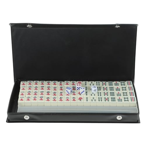 ibasenice 1 Set Set Tragbarer Mahjong Mini Tisch Zum Tragbarer Würfel Spielzeugkoffer Mahjong Für Senioren Fingerspitzen Mahjong Spiel Mini Tragbarer Mahjong Tisch Reise Mahjong von ibasenice