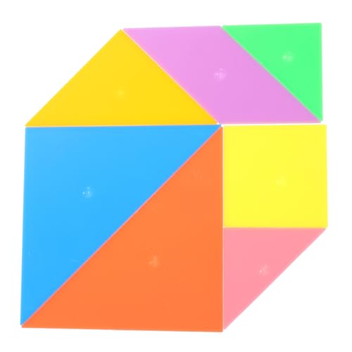 ibasenice 1 Set Tangram Spielzeug Kinderpuzzles Puzzle Für Kinder Kognitionsspielzeug Mini Puzzles Für Kinder Puzzle Würfel Für Kinder Kleine Puzzles Für Kinder Kinderspielzeug von ibasenice