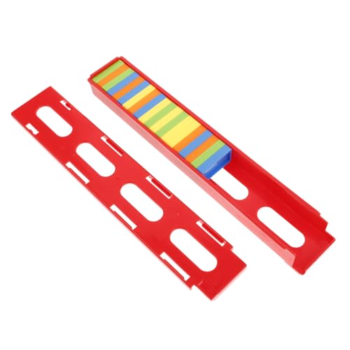 ibasenice 1 Sets Domino Zug Spielset Zubehör Dominosteine Transparenter Zug Domino Spielzeugauto Große Domino Bausteine ​​Für Kinder Domino Lege Zug Domino Spiel Tumble Zug Aus von ibasenice