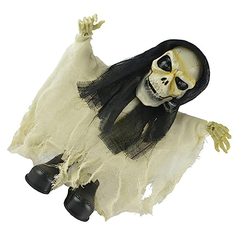 ibasenice 1 Stück Kann tanzen und Skelett Geist genannt Werden Halloween Decorations halloweendekorationen Prank Toy Halloween-Partygeschenk Skelett-Cosplay-Requisiten Halloween-Skelett von ibasenice