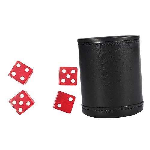 ibasenice 1 Stück Karton Würfelbecher die Laute Tasse Ludo brettspiel Black von ibasenice