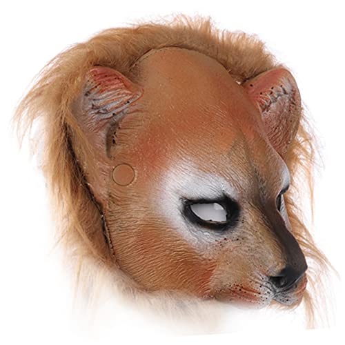 ibasenice 1 Stück Pu Umweltschutz Pu Halloween Cosplay Party Masken Maske Leopard Halbmaske Halloween Leopard Kostüme von ibasenice