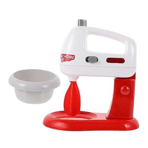 ibasenice 1 Stück Simulation Mixer Mini Mixer Handmixer Mini Maschine Haushaltsgerät Simulierte Mini Möbel Kunststoff Rot von ibasenice