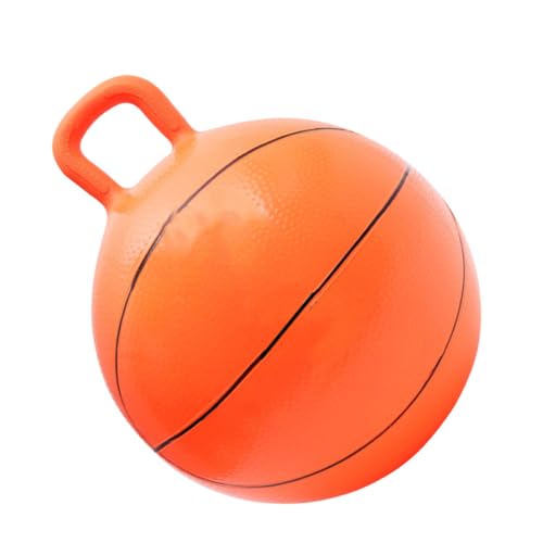 ibasenice 1 Stück Springen Croissant Hüpfball Sport Outdoor Platz Ballon Inflator Pumpe Mädchen Jumper Cartoon Muster Hopping Ball Bounce Ball PVC von ibasenice