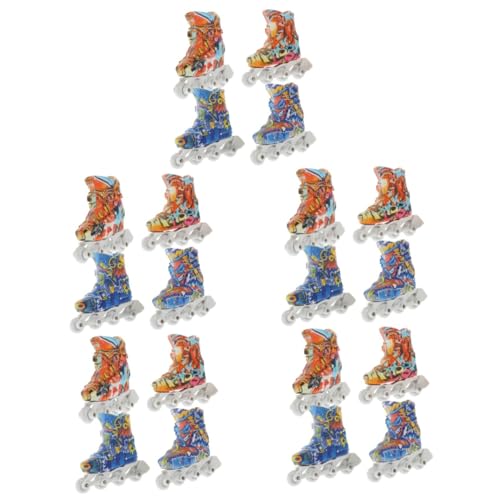 ibasenice 10 Paar Fingerskate Für Kinder Neuheit Fingerspielzeug Fahrradrollen Finger-Skateboards Mini Rollschuhe Spielzeug Finger-Skate-Spielzeug Mikrospielzeug Finger Für Kinder Plastik von ibasenice