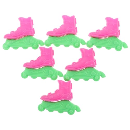 ibasenice 10 Paar Rollschuhe Für Puppen Mini-hausbedarf Mini-Rollschuhe Für Puppe Mini-schlittschuhmodell Rollschuh Für Puppen DIY Dekoratives Schlittschuhmodell Rollschuh Mini Plastik von ibasenice