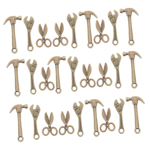 ibasenice 10 Sätze Miniatur-werkzeugset für Puppenhaus Stabile Legierung Realistische Mini-Werkzeuge Wie Schraubenschlüssel Hammer Schere für DIY Basteln und Modellbau Zubehör ibasenice 10 Sätze Miniatur-werkzeugset für Puppenhaus Stabile Legierung Realistische Mini-Werkzeuge Wie Schraubenschlüssel Hammer Schere für DIY Basteln und Modellbau Zubehör von ibasenice