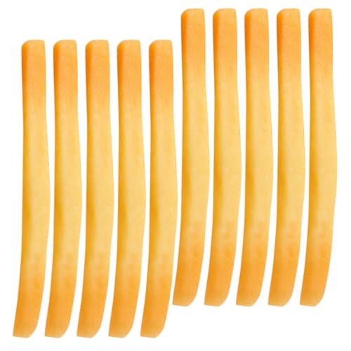 ibasenice 10 Stück Gefälschte Pommes Frites Künstliche Pommes Frites Frittiertes Modell Künstliche Künstliche Pommes Frites Simulation Pommes Frites Lebensechte Requisiten von ibasenice