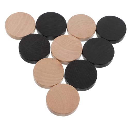 ibasenice 10 Stück Holz Sling Puck Schach Party Sling Puck Hockey Holz Hockey Spiel Schach Holz Eishockey Spiel Schach Sling Puck Spiel Zubehör von ibasenice