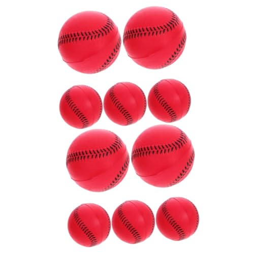 ibasenice 10 Stück Schaumstoff Baseball Basebälle Sport Stressbälle Trainingsbälle Spielball Baseball Spielzeug Für Kinder Hüpfball Kinder Trainingsball Baseballball Kinder Baseball von ibasenice