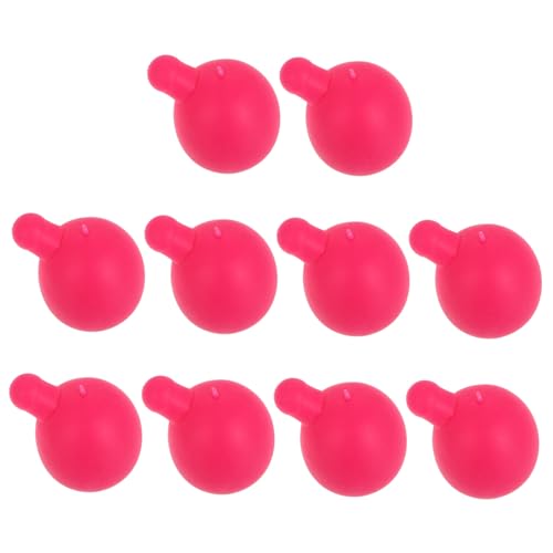 ibasenice 10 Stück Squeeze Stress Ball Presse Blaseneinsatz Für Häkelblasen Spielzeugeinsatz DIY PVC Blaseneinsatz Ersatz Puppenherstellungszubehör von ibasenice