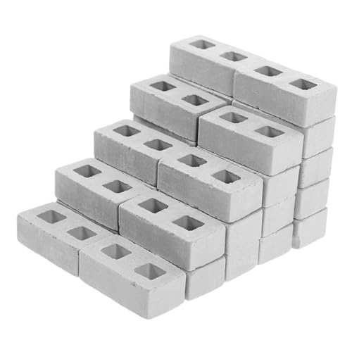 ibasenice 100 Stück Maßstab Realistische Mini Backsteinmodelle für Puppenhaus Architektur Landschaftsbau Bastelzubehör ibasenice 100 Stück Maßstab Realistische Mini Backsteinmodelle für Puppenhaus Architektur Landschaftsbau Bastelzubehör von ibasenice