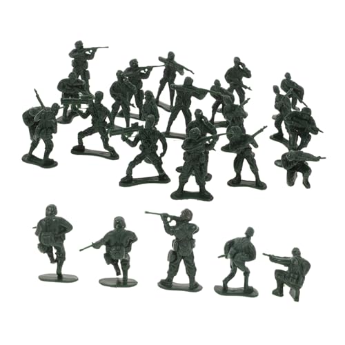 ibasenice 100 Stücke Armee Mini Figuren Männer Figuren Mini Action-Figuren Für Sand Tisch Spielset von ibasenice