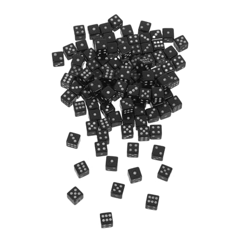 ibasenice 100 Stück Teiliges Mini würfelset Schwarz Präzise Punkte Kompakt und Leicht Vielseitig für Brettspiele Basteln und Party Robustes Kunststoffmaterial Tragbar und Stilvoll für ibasenice 100 Stück Teiliges Mini würfelset Schwarz Präzise Punkte Kompakt und Leicht Vielseitig für Brettspiele Basteln und Party Robustes Kunststoffmaterial Tragbar und Stilvoll für von ibasenice