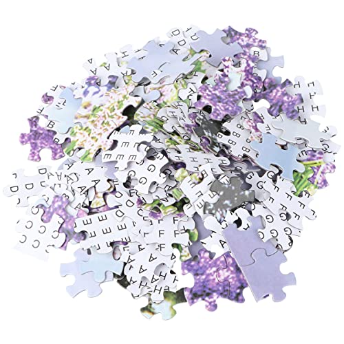 ibasenice 1000-Teiliges Set Puzzle-Spielzeug dartscheibe Kinder mitgebsel Kinder rätsel Erwachsene kühli Kinder susseskeiten Puzzlespiel für Erwachsene Erwachsenen-Puzzle- Lavender von ibasenice