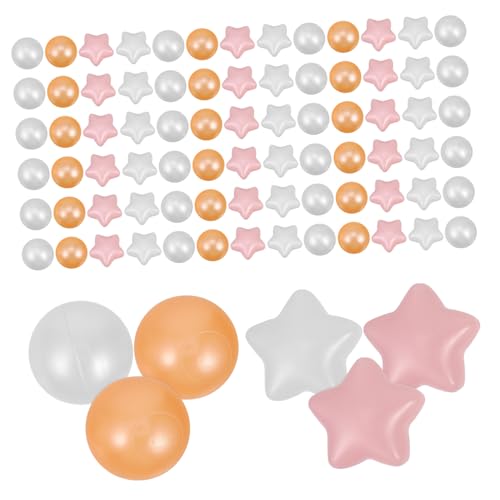 ibasenice 100St Ballbecken für -Spielmatte Pit-Bälle für Kinderspielzeug poolball schwimmspielzeug kinderzimmer runde Meereskugeln Bauen Bälle EIN Eva von ibasenice
