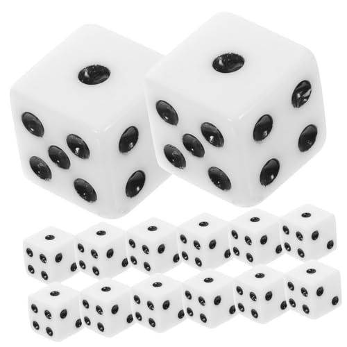 ibasenice Würfel-Sets für Spiel Würfel Spielzeug 100pcs Acryl Spiel Würfel Würfel für Mahjong von ibasenice