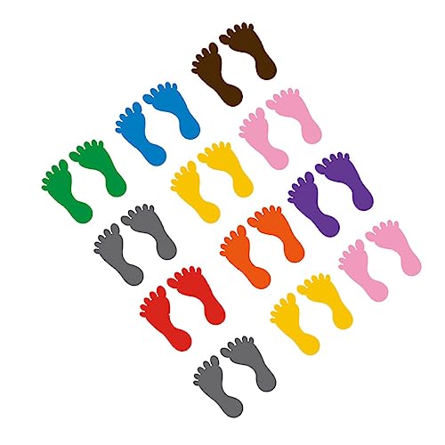 ibasenice 12 Paare Bunte Fußabdruck Aufkleber PVC Bodenaufkleber Rutschhemmend Selbstklebend für Kindergarten Bad Badezimmer Boden Dekoration Sicherheitsschutz ibasenice 12 Paare Bunte Fußabdruck Aufkleber PVC Bodenaufkleber Rutschhemmend Selbstklebend für Kindergarten Bad Badezimmer Boden Dekoration Sicherheitsschutz von ibasenice