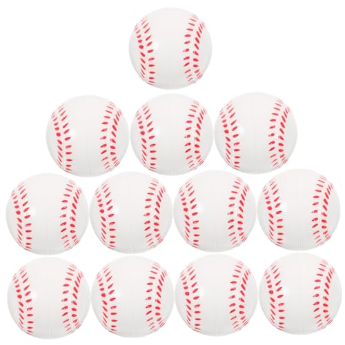 ibasenice 12 Stück Kinder Festschaumball Baseball Softball Trainingsbälle Training Softbälle Weiche Bälle Für Sport Stressbälle Weiche Softbälle Zum Üben Minibälle Hüpfbälle Pu von ibasenice