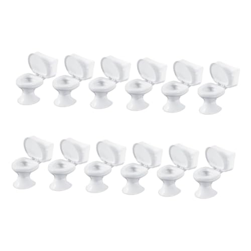 ibasenice 12 Stück Maßstab Langlebiges Kleines Badezimmer Zubehör Realistische Toilettenpuppe für Puppenhaus Leicht und Handlich für DIY Dekoration und Spielspaß ibasenice 12 Stück Maßstab Langlebiges Kleines Badezimmer Zubehör Realistische Toilettenpuppe für Puppenhaus Leicht und Handlich für DIY Dekoration und Spielspaß von ibasenice