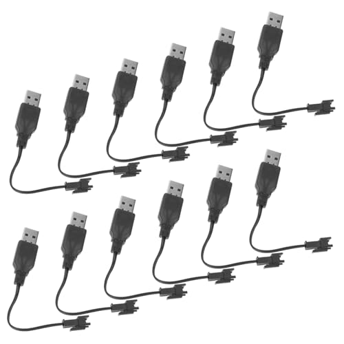ibasenice 12 Stück Teiliges USB C Kabel Kurz Schnellladeadapter für Ferngesteuerte Spielzeuge Seifenblasenmaschinen und Rc Autos Ladezubehör Kompatibel mit Elektrospielzeugen ibasenice 12 Stück Teiliges USB C Kabel Kurz Schnellladeadapter für Ferngesteuerte Spielzeuge Seifenblasenmaschinen und Rc Autos Ladezubehör Kompatibel mit Elektrospielzeugen von ibasenice