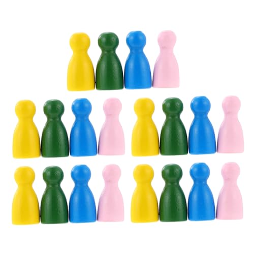 ibasenice 120 STK Zubehör für Brettspiele Schachfiguren Flugschach Schachfigur spielsachen für Kinder Chess Pieces Schachbrett Spielzeug Spielfiguren Brettspiel Schachfigur hölzern von ibasenice