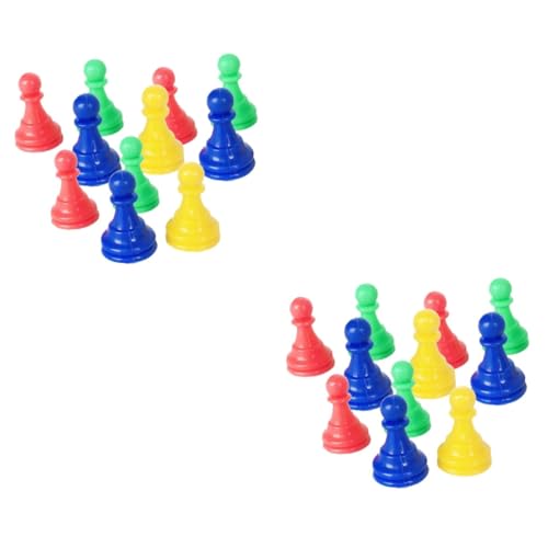 ibasenice 128 STK Schachfigur Schachbrett Chess Pieces Spielsteine laufstall Spielzeug Chess up Board Chessboard Chess Boards schachkassette Game of dice spielwaren Zubehör für Brettspiele von ibasenice