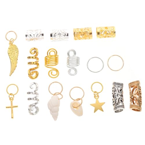 ibasenice 159 Stück Teiliges Haarschmuck Zöpfe und Dreadlocks Leichte Haarringe Perlen und Schmuckanhänger Modische Haar Accessoires für Damen und Herren Vielseitig für Flechtfrisuren und ibasenice 159 Stück Teiliges Haarschmuck Zöpfe und Dreadlocks Leichte Haarringe Perlen und Schmuckanhänger Modische Haar Accessoires für Damen und Herren Vielseitig für Flechtfrisuren und von ibasenice