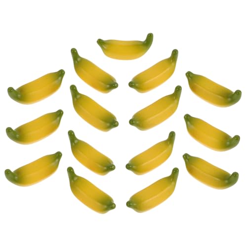 ibasenice 15st Simulierte Banane Bananen-Requisiten Künstliche Bananenpräsentation Bananen-Ornamente Basteln Mit Bananen Aus Harz Mini-Banane Für Die Küche Spielzeugbananen Plastik von ibasenice