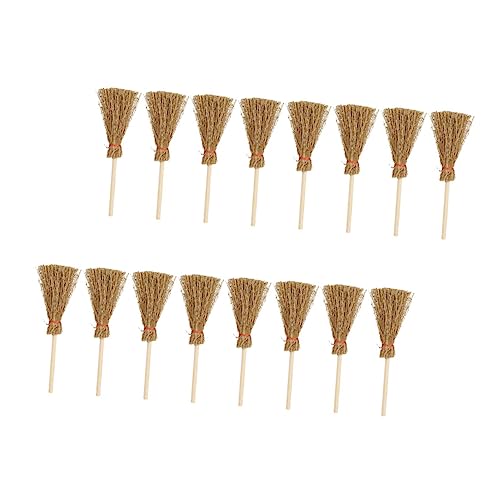 ibasenice 16 Stück Teiliges Mini Besen mit Seil Realistische Puppenhaus Dekoration Handgefertigte Miniatur Reinigungsbürsten Sicher für Mikrolandschaft und Mini Heimgestaltung ibasenice 16 Stück Teiliges Mini Besen mit Seil Realistische Puppenhaus Dekoration Handgefertigte Miniatur Reinigungsbürsten Sicher für Mikrolandschaft und Mini Heimgestaltung von ibasenice