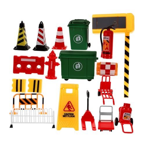 ibasenice 19 Stück Teiliges Miniatur Verkehrszeichen Robustem Kompakt und Leicht Realistische Baustellen Verkehrssimulation Pädagogisches für Verkehrserziehung und Kreatives ibasenice 19 Stück Teiliges Miniatur Verkehrszeichen Robustem Kompakt und Leicht Realistische Baustellen Verkehrssimulation Pädagogisches für Verkehrserziehung und Kreatives von ibasenice