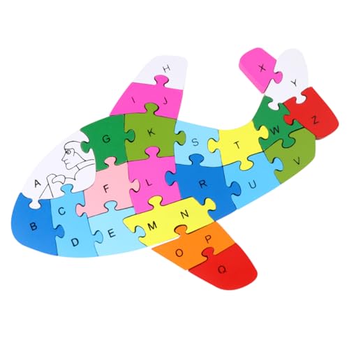 ibasenice 1Pc 26 rätseln für kinderspielzeug Toys Children Toys holzspielzeug buchstabenpuzzle Puzzlematte Puzzle- aus Holz Bausteinspielzeug Hölzern von ibasenice