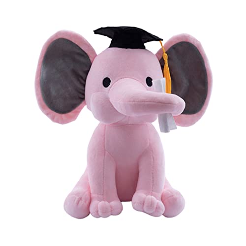 ibasenice 1Stk Plüschtier Animal Figures lauch Kuscheltier Geburtstags laufstall schenken b Toys Abschlusspuppe Abschluss Schreibtisch Puppe PP Baumwolle Rosa von ibasenice