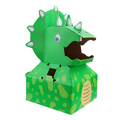 ibasenice Dinosaurier Spielzeug Jungen und Mädchen Spielzeug Dinosaurier Papier Shell Dress up Karton Modell von ibasenice