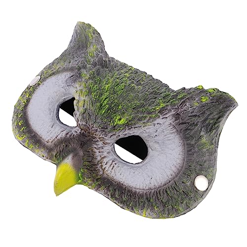 ibasenice 1stk Eulenmaske Halloween-tierkopfmaske Cosplay-maske Geistermaske Halloweenkostüm Halloween-halbmasken Albtraum Kostüm Gruselige Halloween-maske Für Erwachsene Halloween-dekor Pu von ibasenice