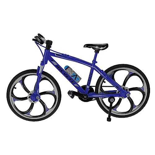 ibasenice 1stk Fingerrad Finger Fahrrad Fingerspitzenbewegungsspielzeug Tragbares Fingerspitzenspielzeug Alu-fingerbike Heimdekoration Fingertrainingsspielzeug Blue Ferrolegierung von ibasenice