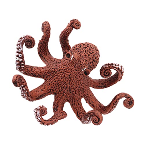 ibasenice 1stk Oktopus-Modell Spielzeug Für Meerestiere Meerestierfiguren Meerestierspielzeug Für Kinder Lernspielzeug Für Tiere Mini-Modell Realistisches Lernspielzeug Statue Spielzeug von ibasenice